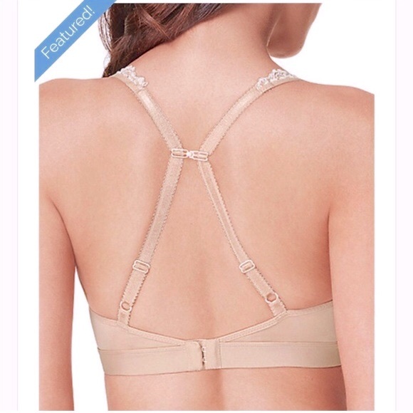 3 Piece - Wacoal lace-trimmed bralette & 2pair matching high-cut panties, “sand” - Picture 8 of 14